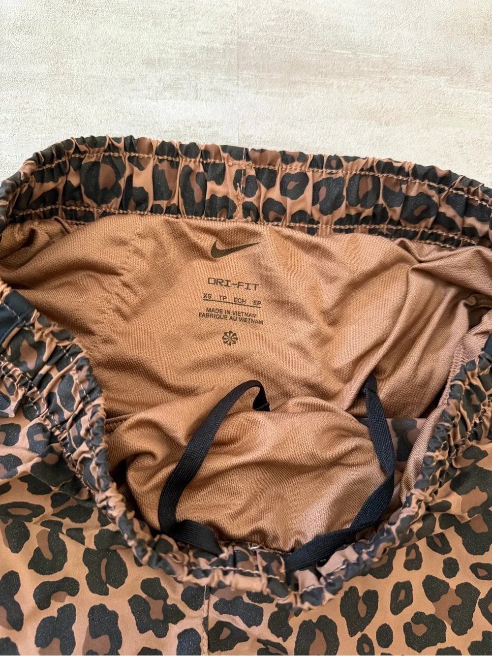 Nike | Women’s Dri-FIT Leopard Print Running Workout Shorts - Size XS